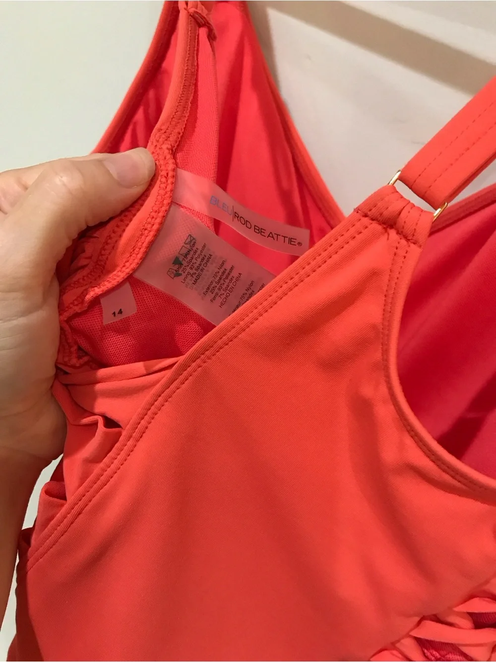 Bleu Rod Beattie coral pink